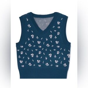 NWOT Wonder Nation Girls Multicolor Pattern Intarsia Sweater Vest /Size: XXL(18)